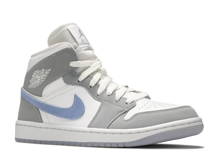 Jordan 1 Mid 'WOLF GREY ALUMINUM'