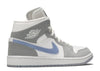 Jordan 1 Mid 'WOLF GREY ALUMINUM'