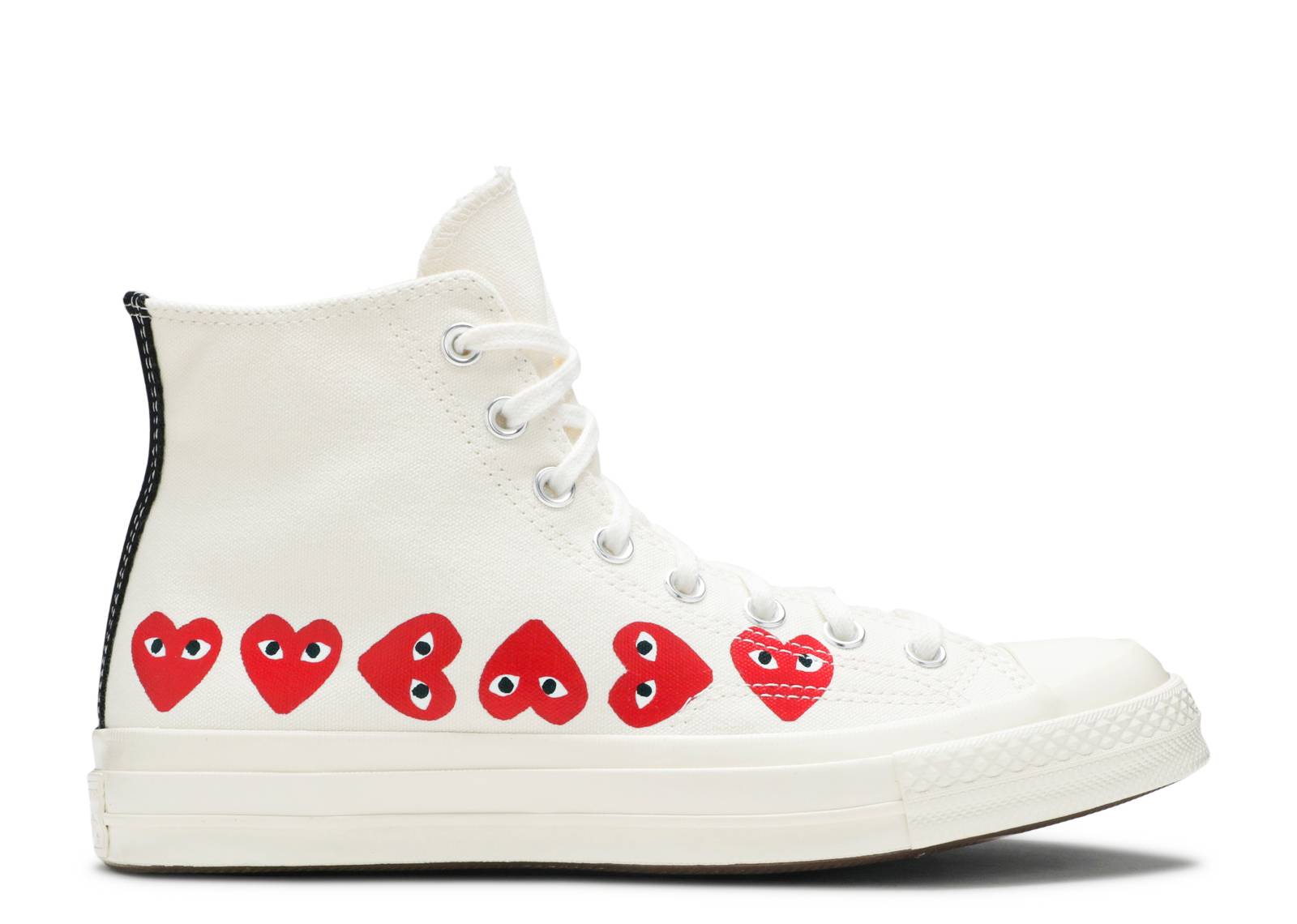 CDG X Chuck 70 HI TOP 'MULTI HEART'