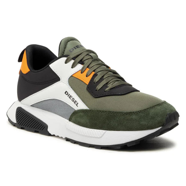 S-tyche Low Cut Military Greenstar White/Black